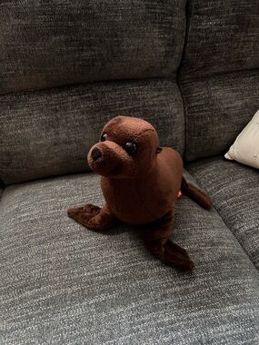 Plush Brown Sea Lion Stuffed Animal - Soft Kids Toy